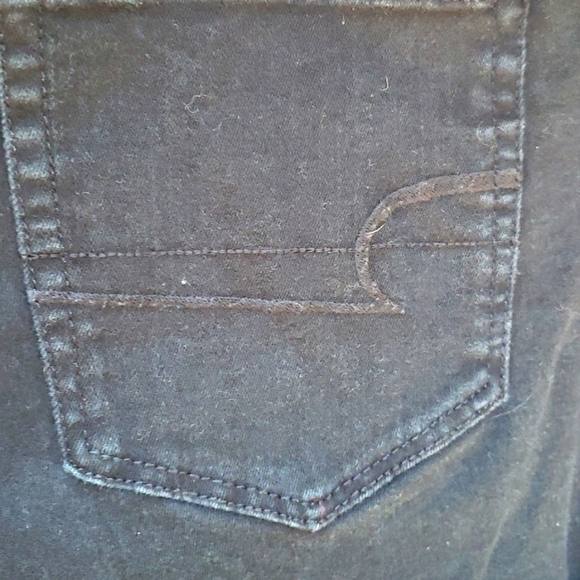 American Eagle hi-rise shortie black 10 - Picture 6 of 9